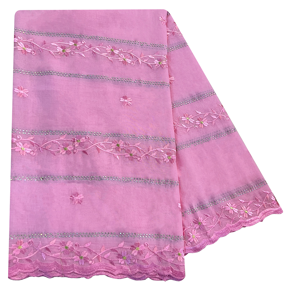 Embroidery Hijab - High Quality 100% Cotton Fabric Rayon
