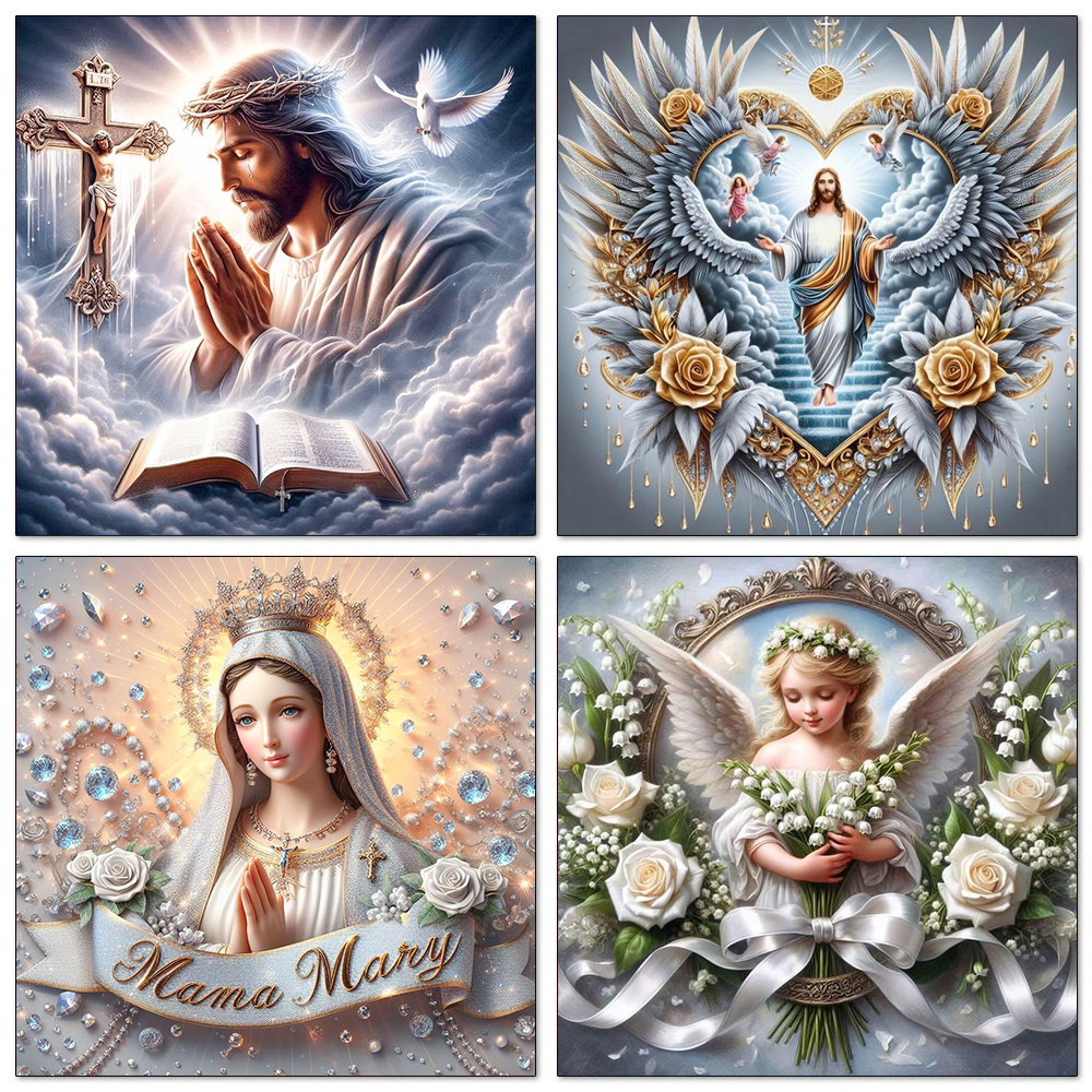 Embroidery Kit Set - 1pc frameless 5D DIY Diamond Painting