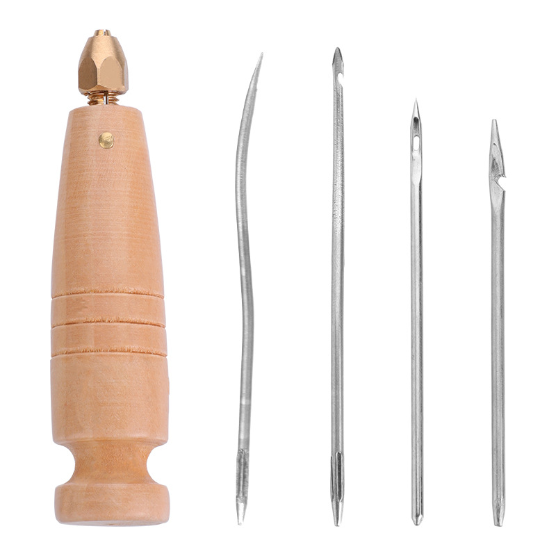 Punch Needle Handle - 1set Leather Sewing Awl Set Replaceable