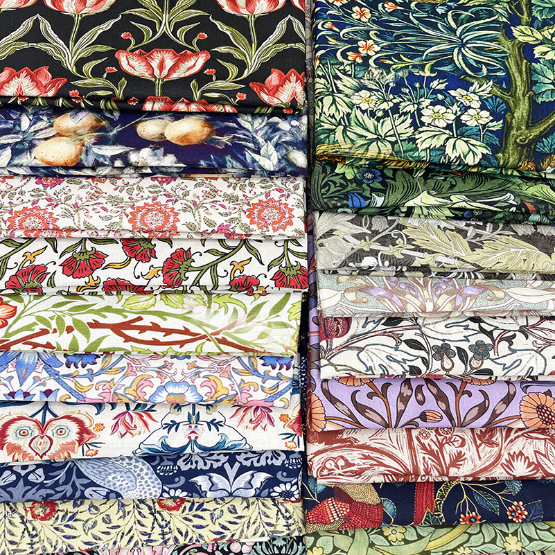 Embroidery Online - Fabric for Sewing William Morris Retro
