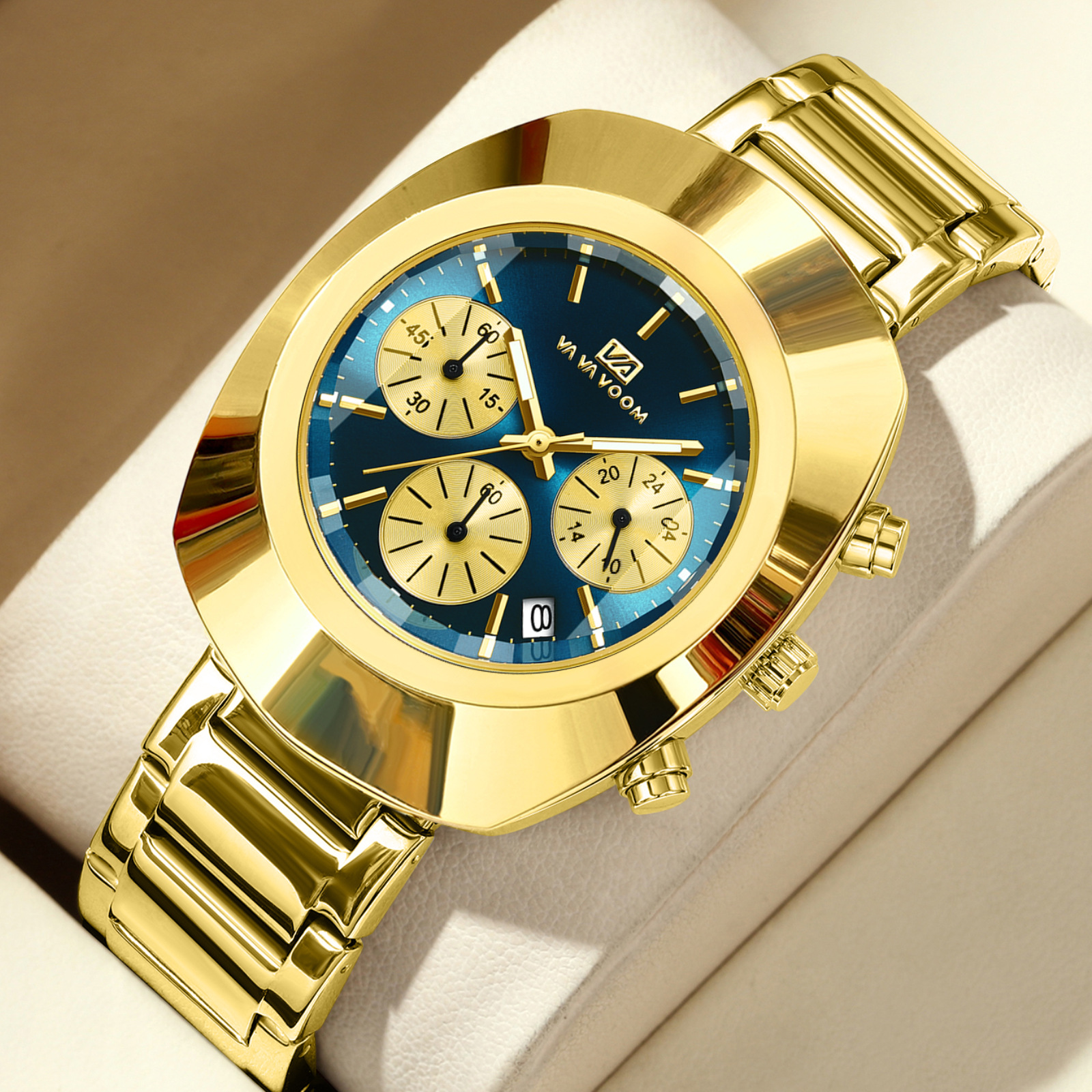Embroidery Bracelet - Men Watch Business Six Pin Multifunctional