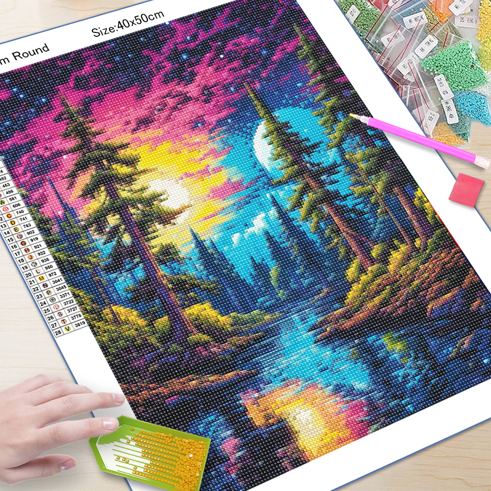 unframe 5D Diamond Art Paintin – обзор и цена Embroidery Kit Set