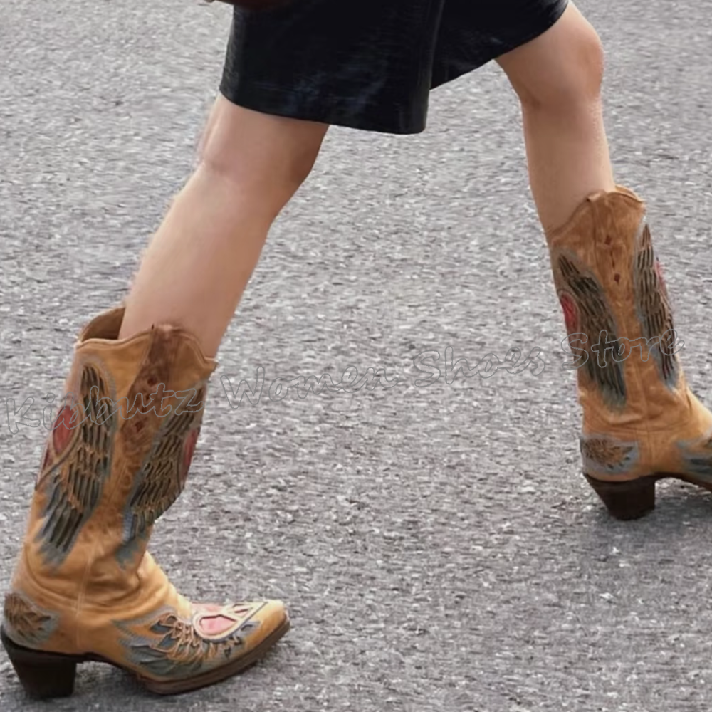 Embroidered Cowboy Western Boo – обзор и цена Embroidery Shoes