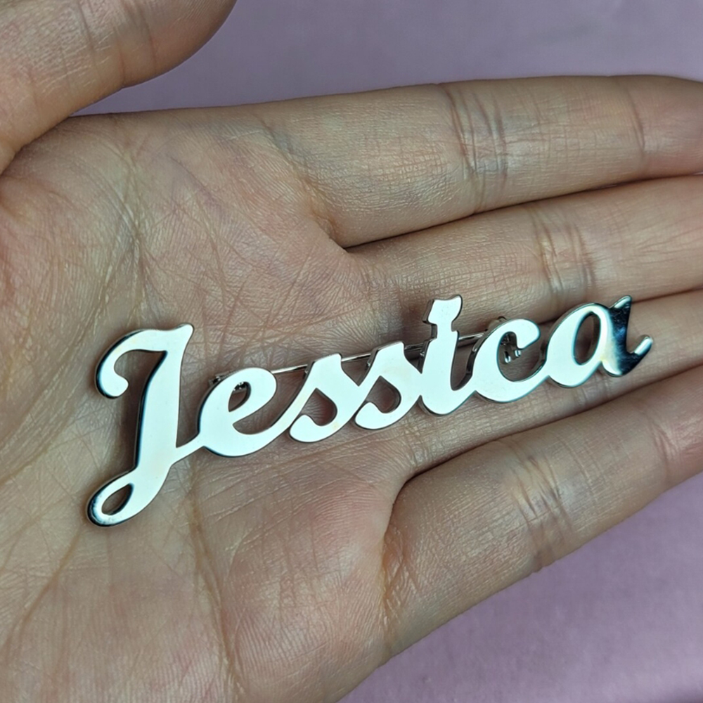 Custom name brooch interwoven  – обзор и цена Embroidery Kaftan