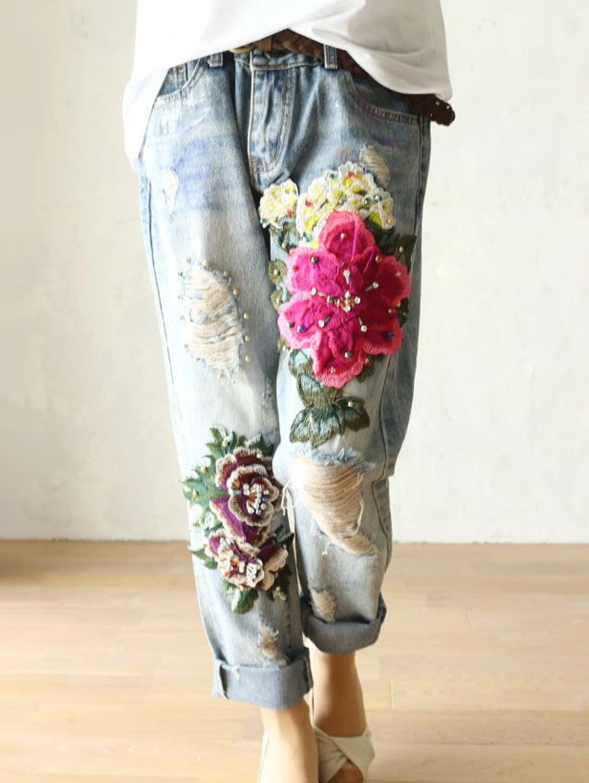 Women's Elegant Floral Embroid – обзор и цена Embroidery Effect