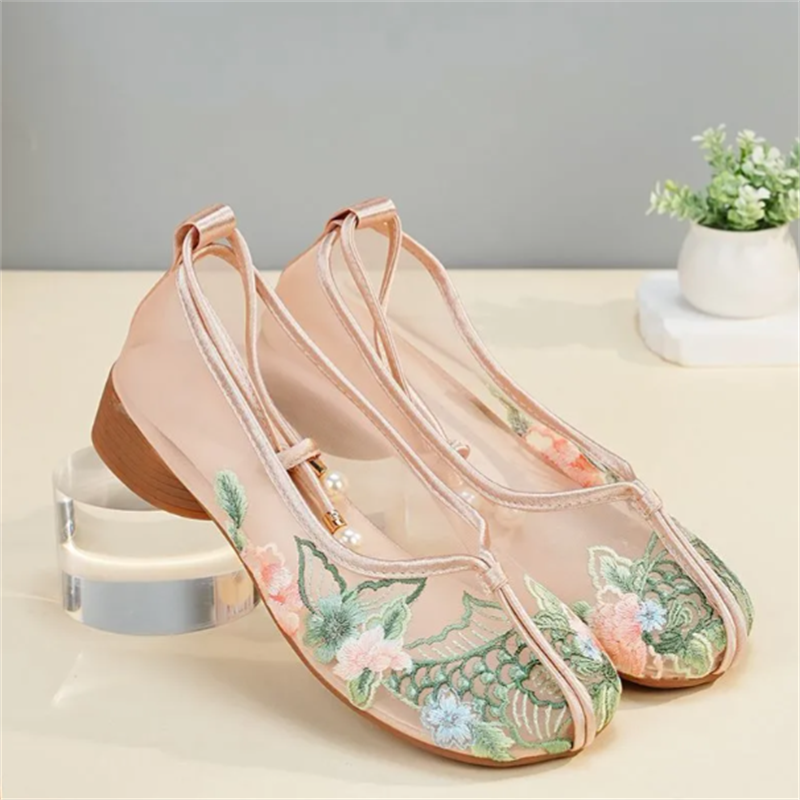 Popular Sandals Mesh Shoes Emb – обзор и цена Embroidery Shoes