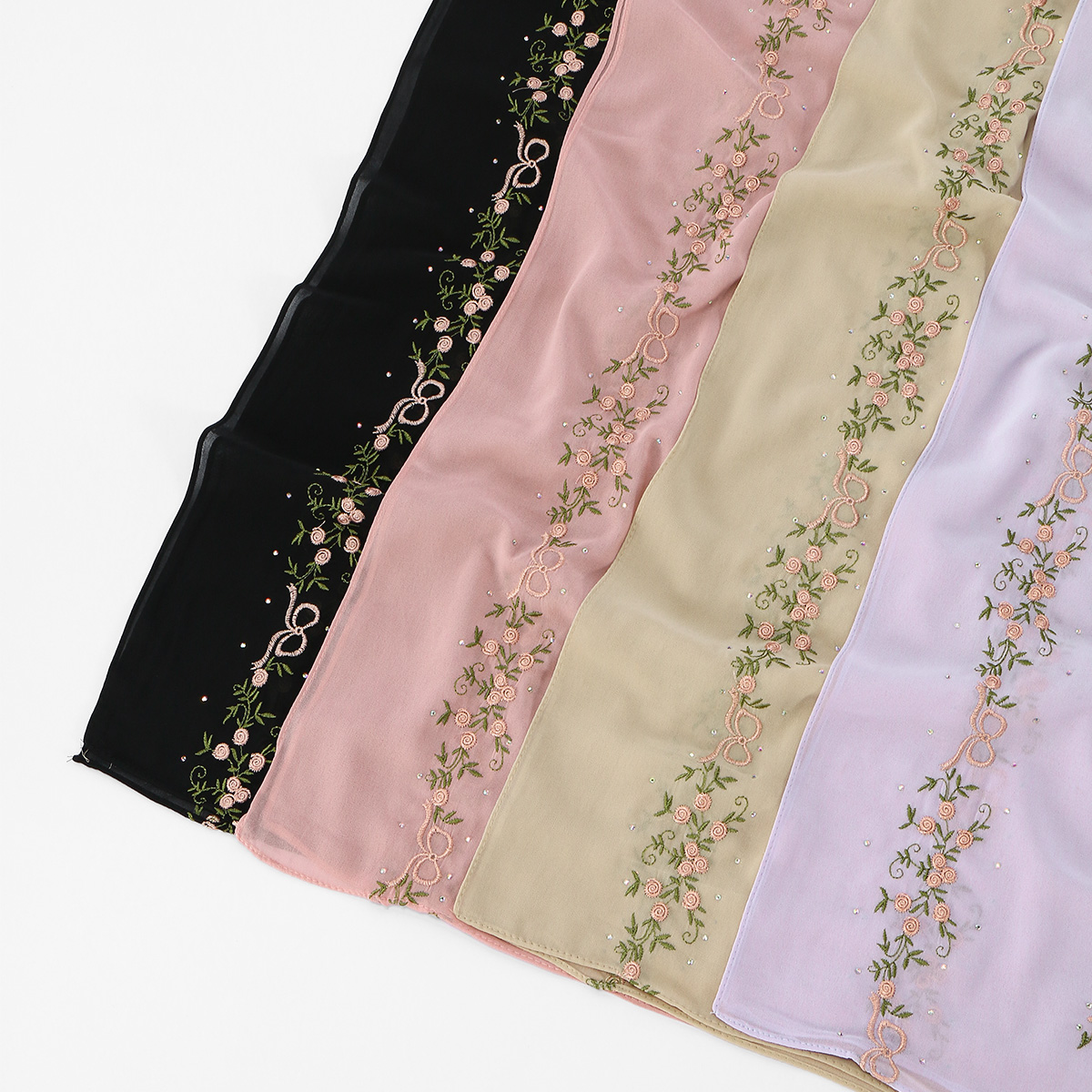  Fashion Chiffon Muslim Hijab – обзор и цена Embroidery Hijab