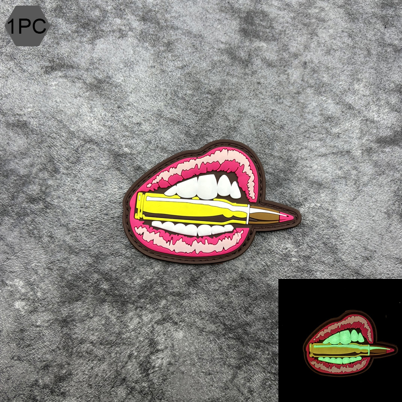 A Sexy Lip Pattern Pvc Patch,  – обзор и цена Embroidery Effect
