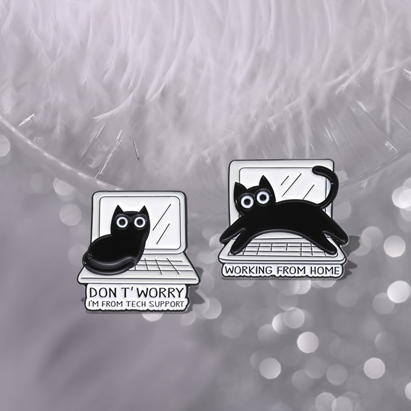 Black Cat Enamel Pins Custom T – обзор и цена Embroidery House