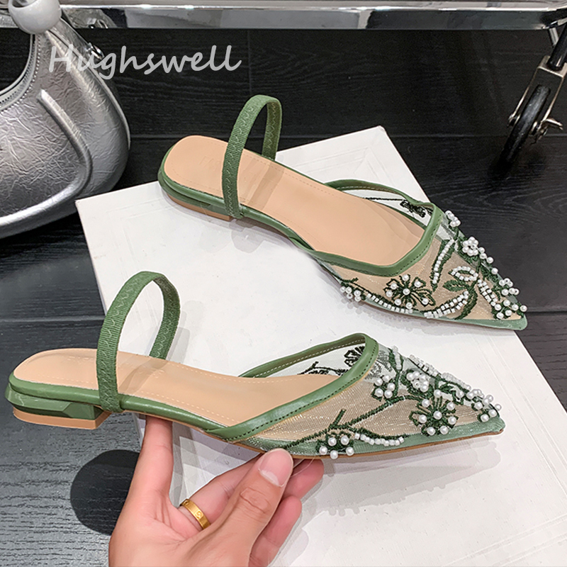 Pearl Bead Embroidery Lace Sli – обзор и цена Embroidery Shoes