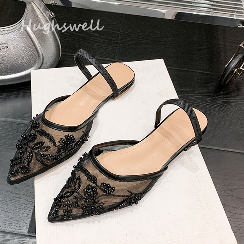 Pearl Bead Embroidery Lace Sli – обзор и цена Embroidery Shoes