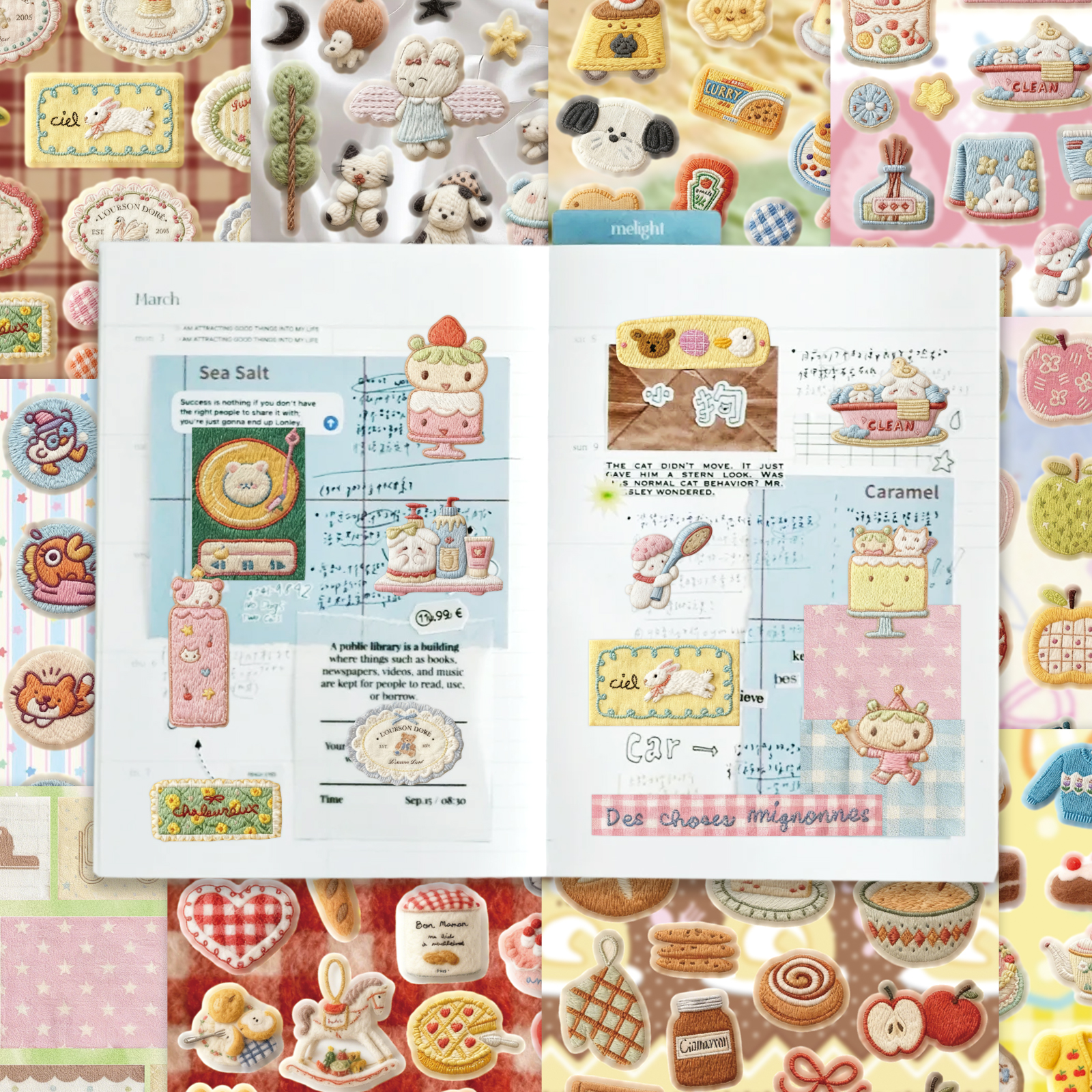 Random Cover 30 Sheets 680+ Pc – обзор и цена Embroidery Journal Book
