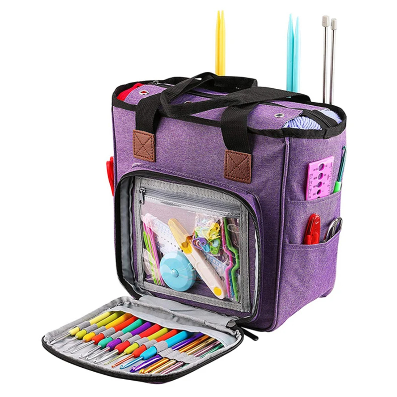 Portable Knitting Bag Organize – обзор и цена Embroidery Yarn