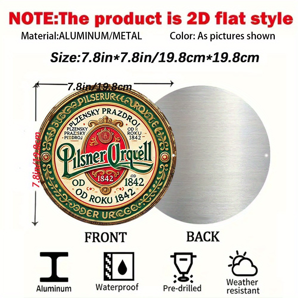 2D Flat Pilsner Urquell Beer L – обзор и цена Embroidery Water