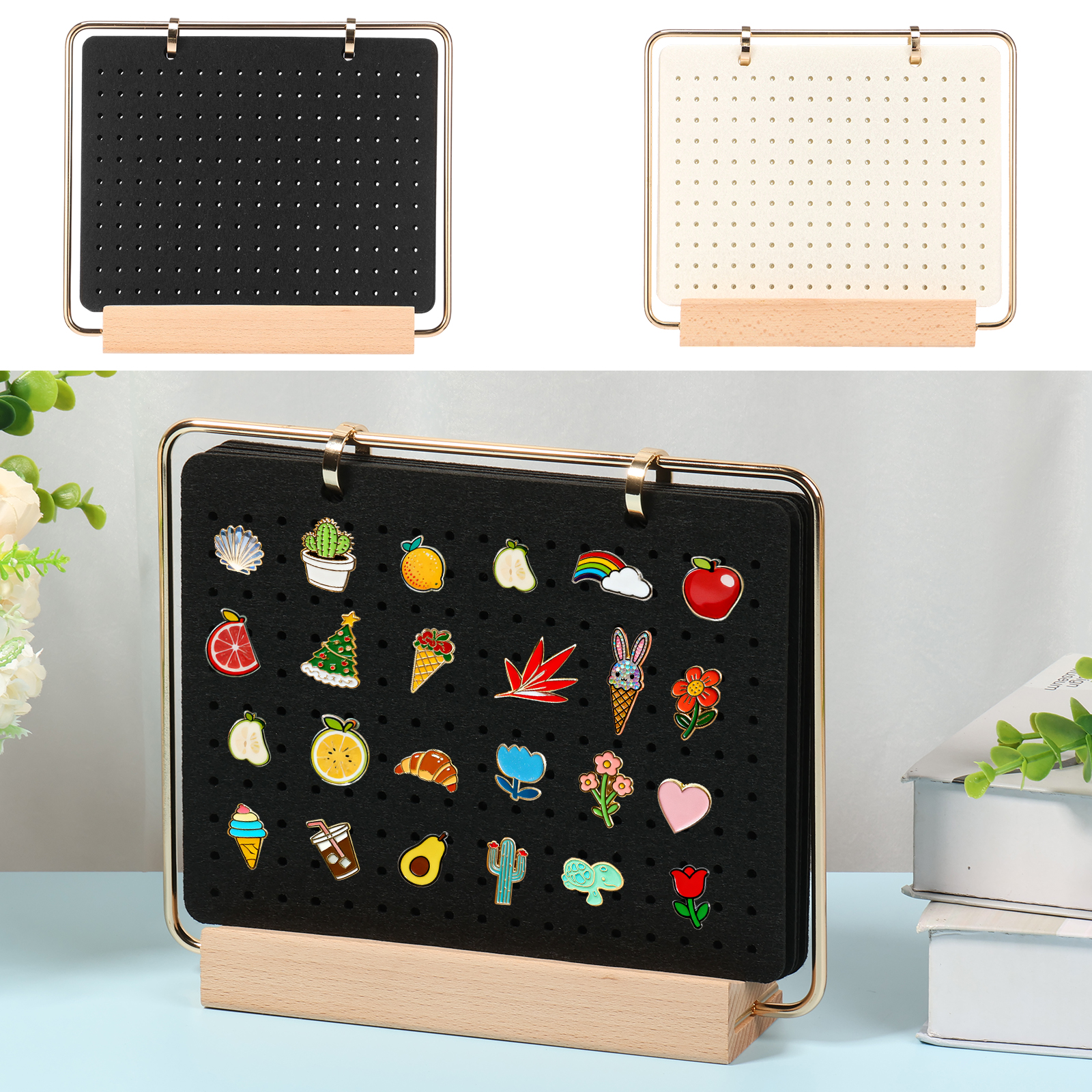 Badge Brooch Storage Rack Wood – обзор и цена Embroidery House