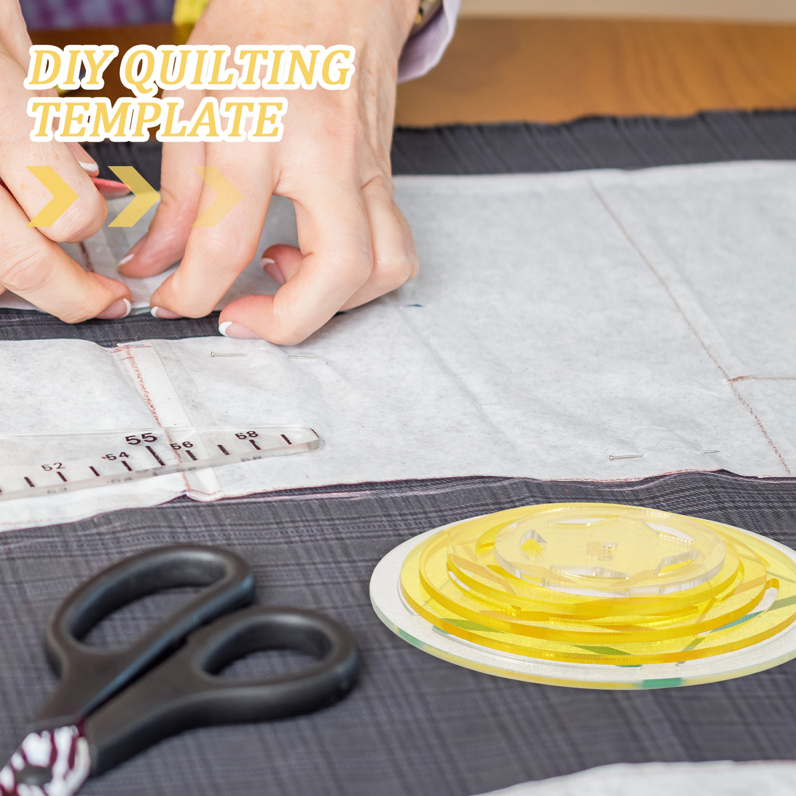 5Pcs Quilting Template Acrylic – обзор и цена Embroidery Tools