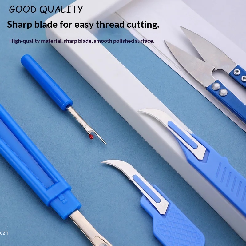 5Pcs Blue Sewing Ripper Kit wi – обзор и цена Embroidery Yarn