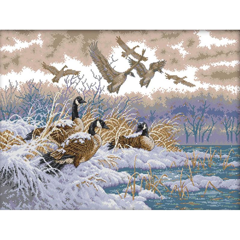 Winter Birds NKF Animal Patter – обзор и цена Embroidery Tas