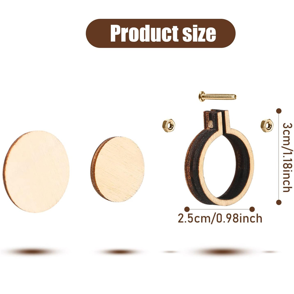 10Pcs/Set Wooden Mini Embroide – обзор и цена Embroidery Zone