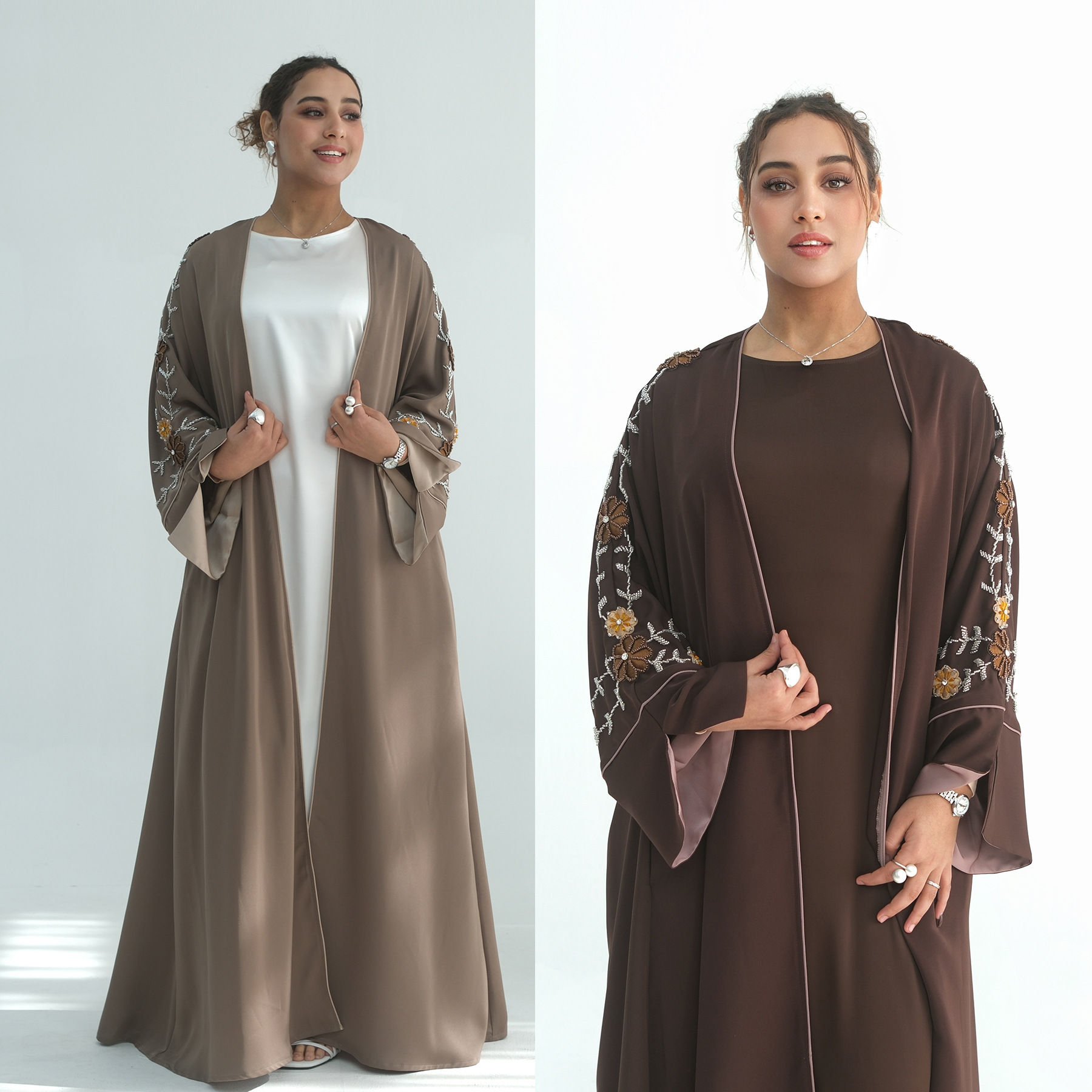 Eid Women Abaya Embroidery Bea – обзор и цена Embroidery Kaftan
