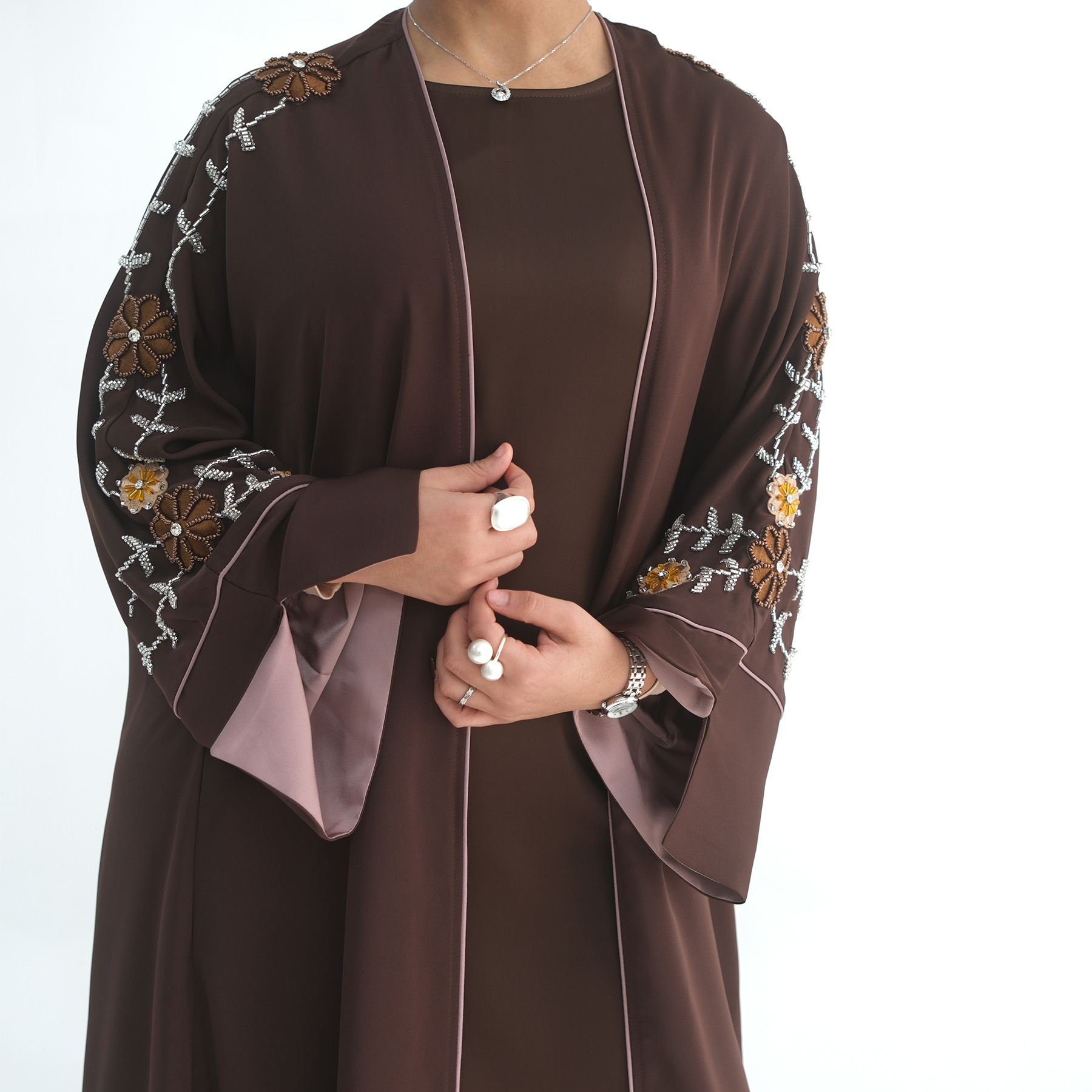 Eid Women Abaya Embroidery Bea – обзор и цена Embroidery Kaftan