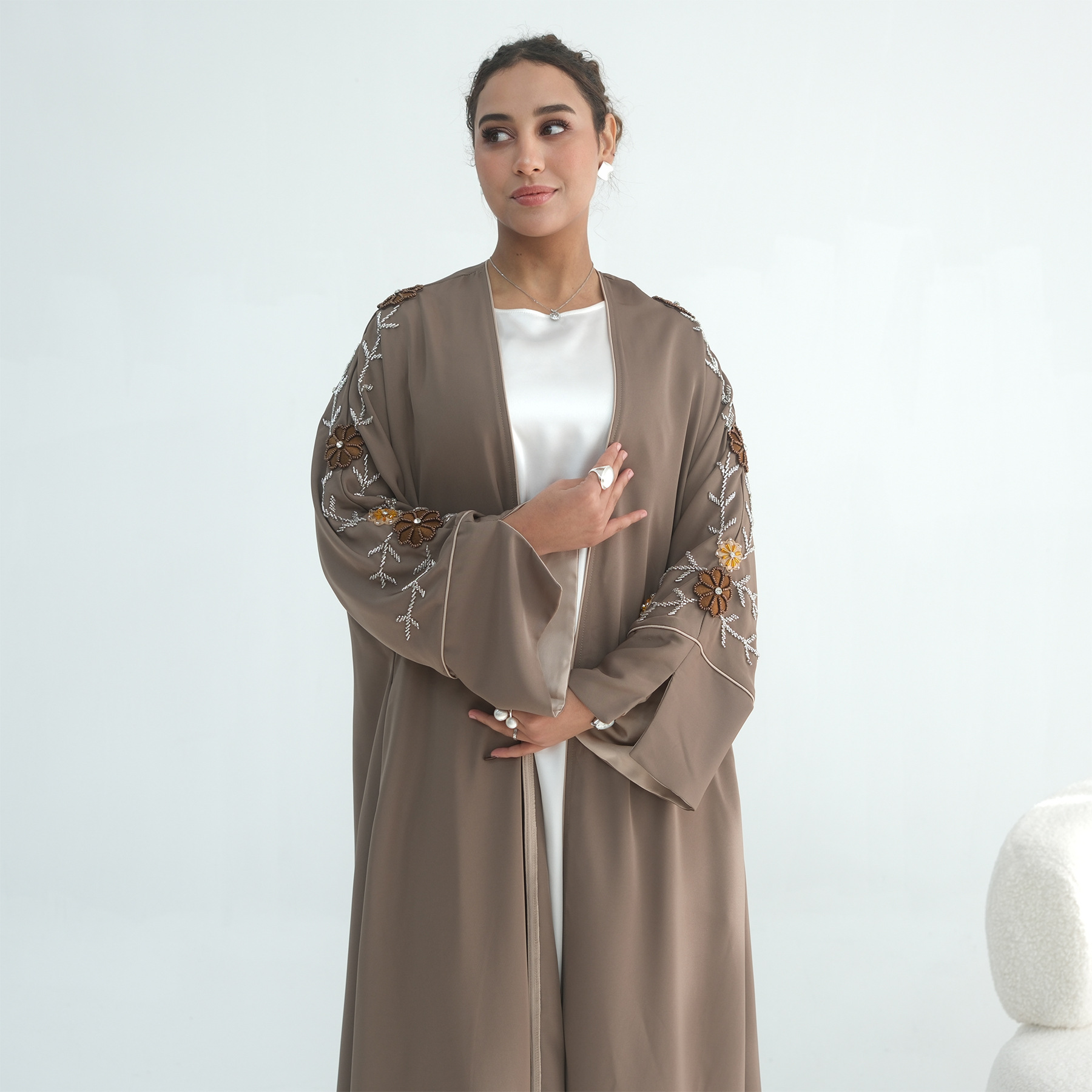 Eid Women Abaya Embroidery Bea – обзор и цена Embroidery Kaftan