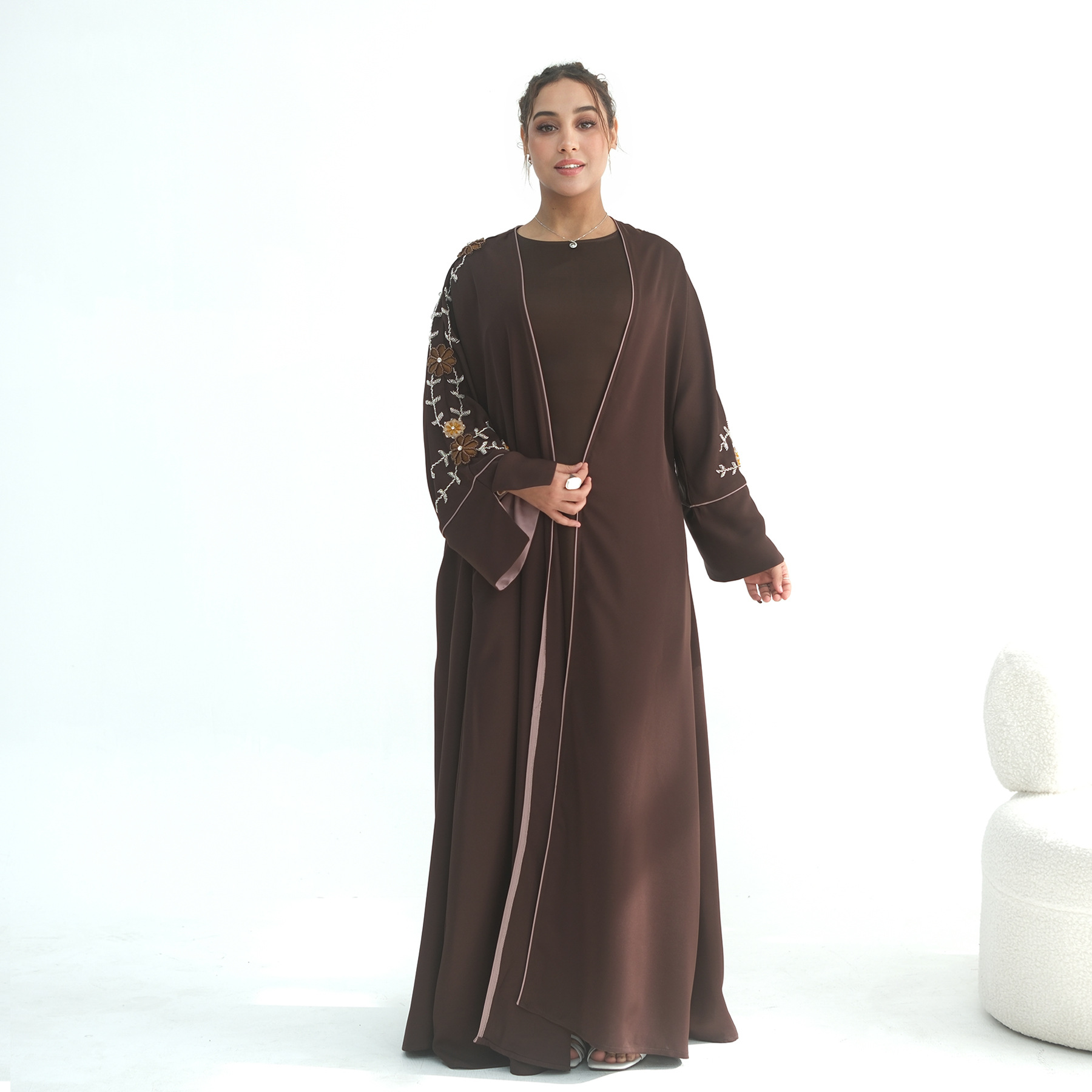 Eid Women Abaya Embroidery Bea – обзор и цена Embroidery Kaftan