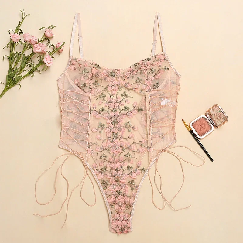 Women Sexy Lingerie Bodysuit F – обзор и цена Embroidery Underwear