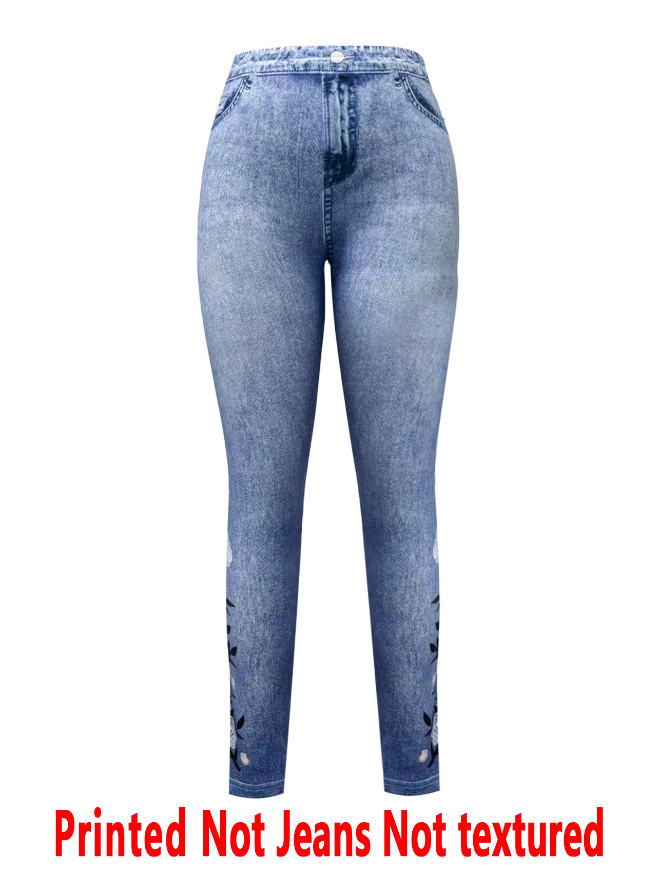 1293 [Printed Pants - Not Deni – обзор и цена Embroidery Effect
