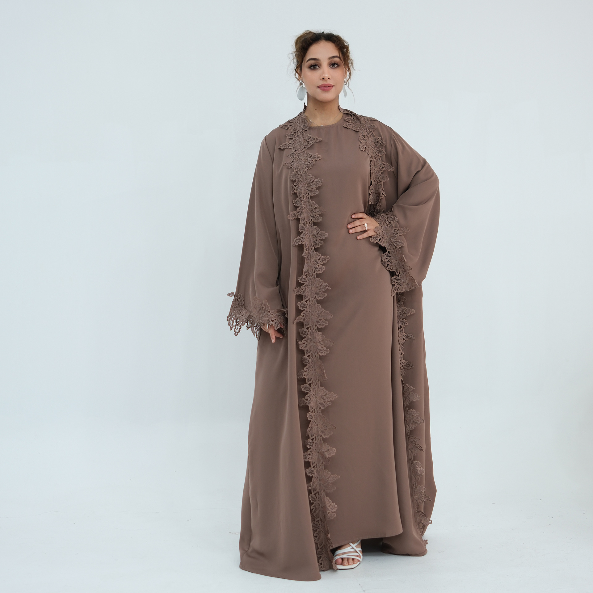 Eid Ramadan Flower Embroidery  – обзор и цена Embroidery Kaftan