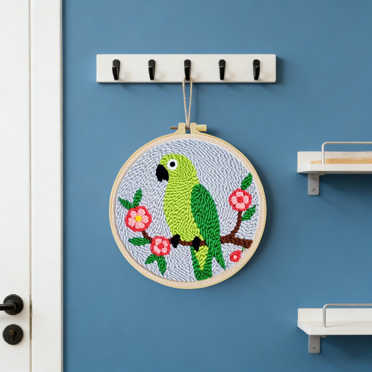 20X20CM/7.87inch Animal - Bird – обзор и цена Punch Needle Handle