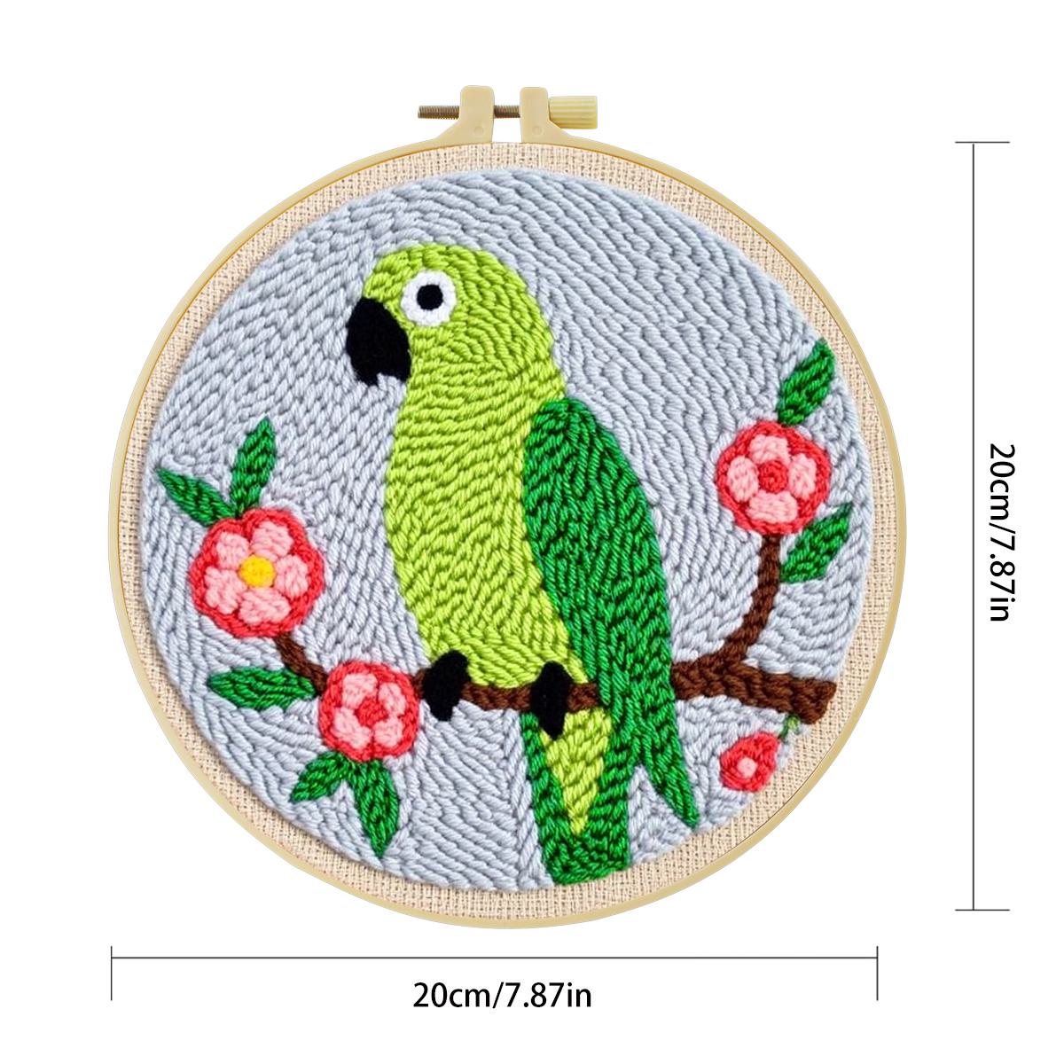 20X20CM/7.87inch Animal - Bird – обзор и цена Punch Needle Handle