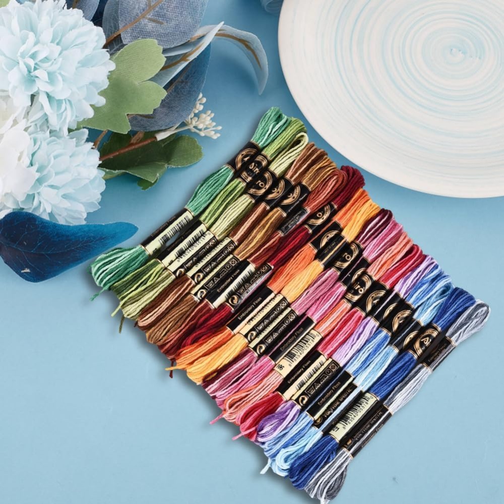 18 Skeins 6 Strands Colorful V – обзор и цена Embroidery Bracelet