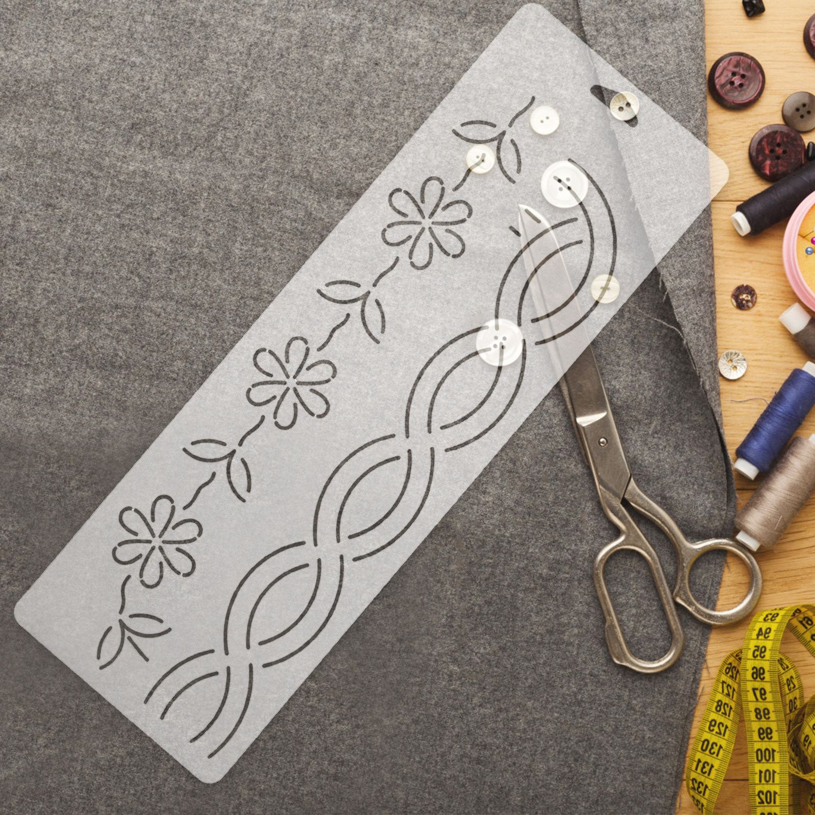 2Pcs Quilting Templates Set Tr – обзор и цена Embroidery Tools