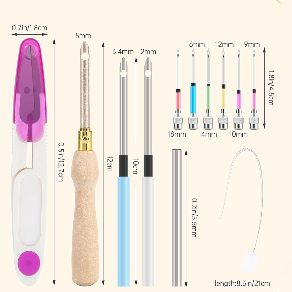 13Pcs Punch Needle Kit Adjusta – обзор и цена Punch Needle Handle