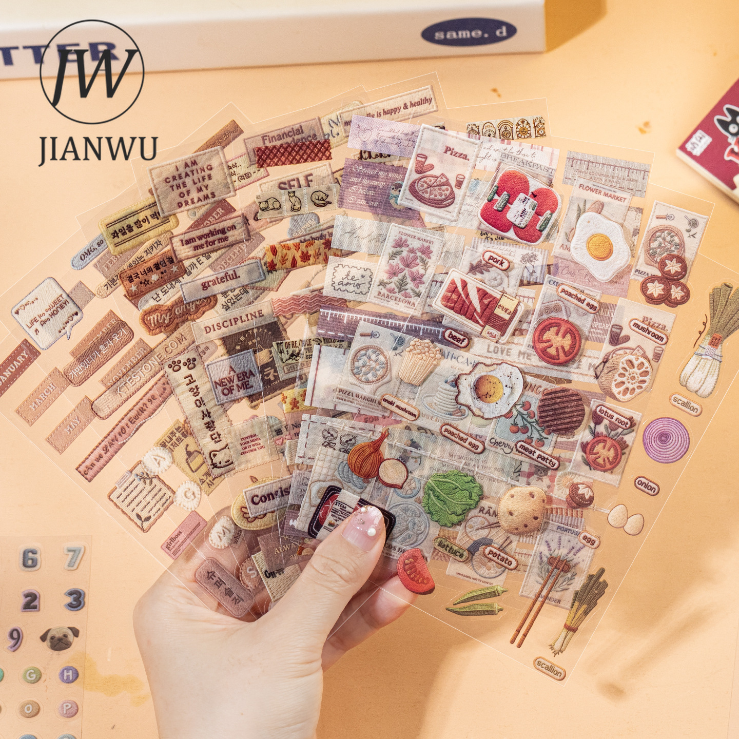 JIANWU Daily Life in Stitches  – обзор и цена Embroidery Journal Book