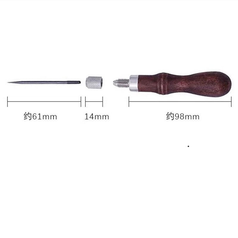 4-in-1 Leather Punch Awl Set w – обзор и цена Punch Needle Handle