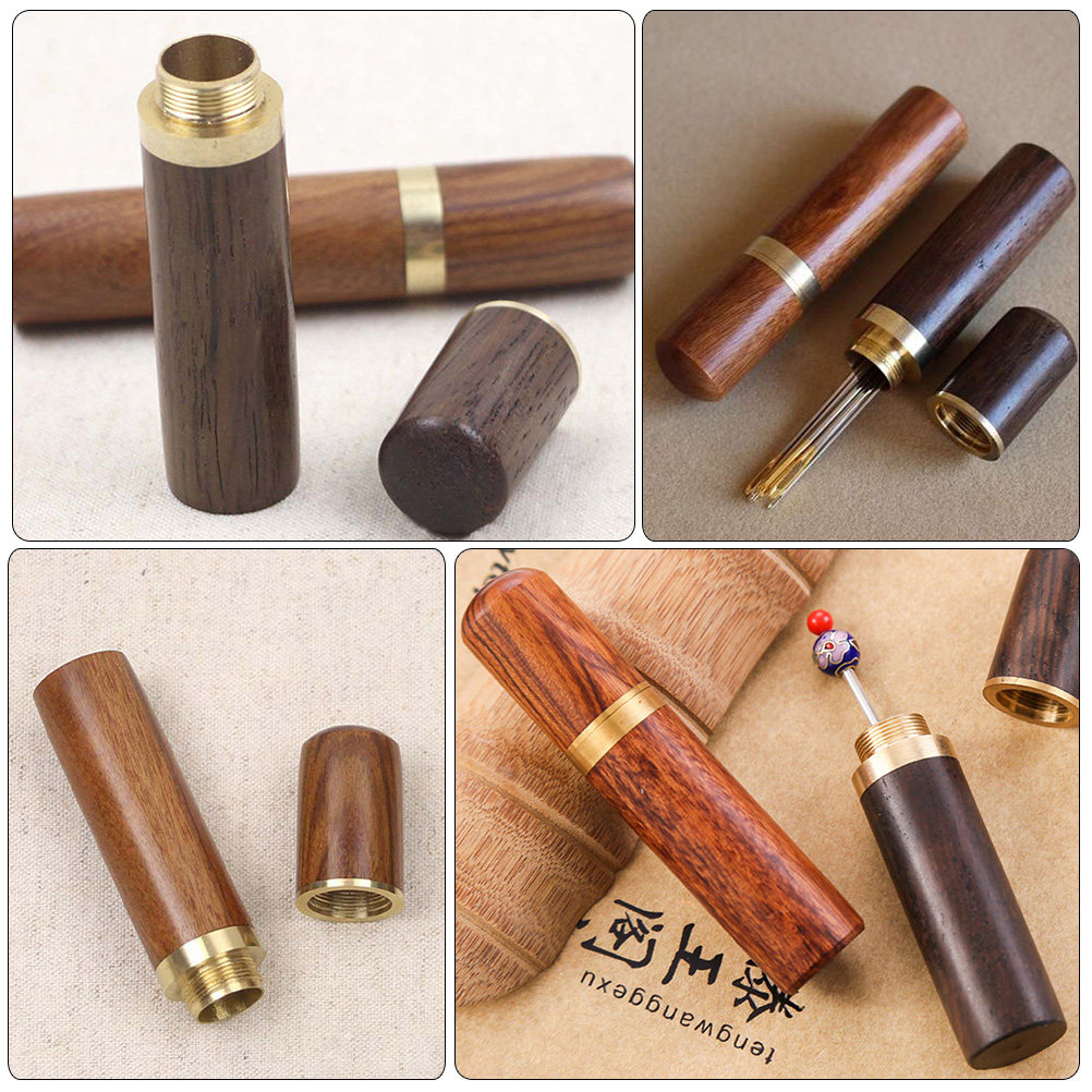 4Pcs Needle Case Wooden Style  – обзор и цена Embroidery Needle