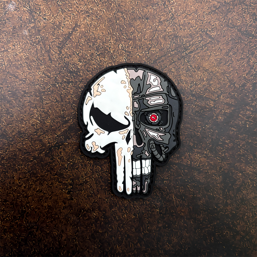 A Dark Skull Pvc Sticker Patch – обзор и цена Embroidery Effect