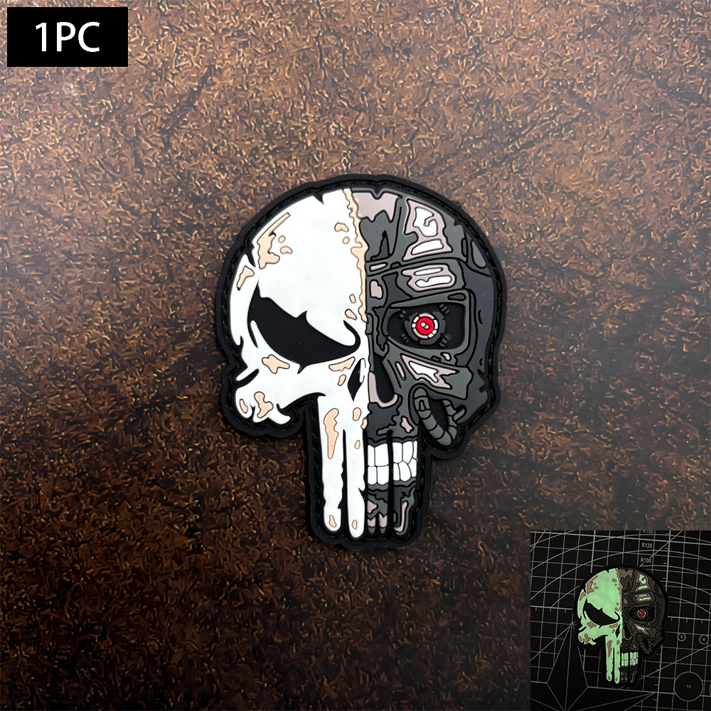 A Dark Skull Pvc Sticker Patch – обзор и цена Embroidery Effect