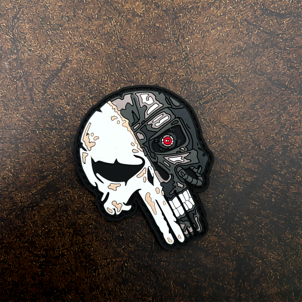 A Dark Skull Pvc Sticker Patch – обзор и цена Embroidery Effect