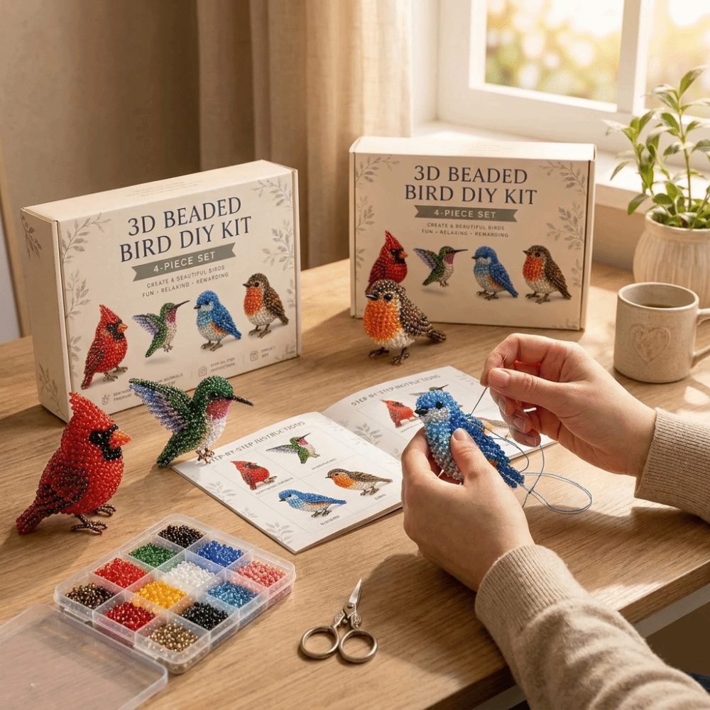 Handmade DIY Animal Bead Embro – обзор и цена Embroidery Kit Set