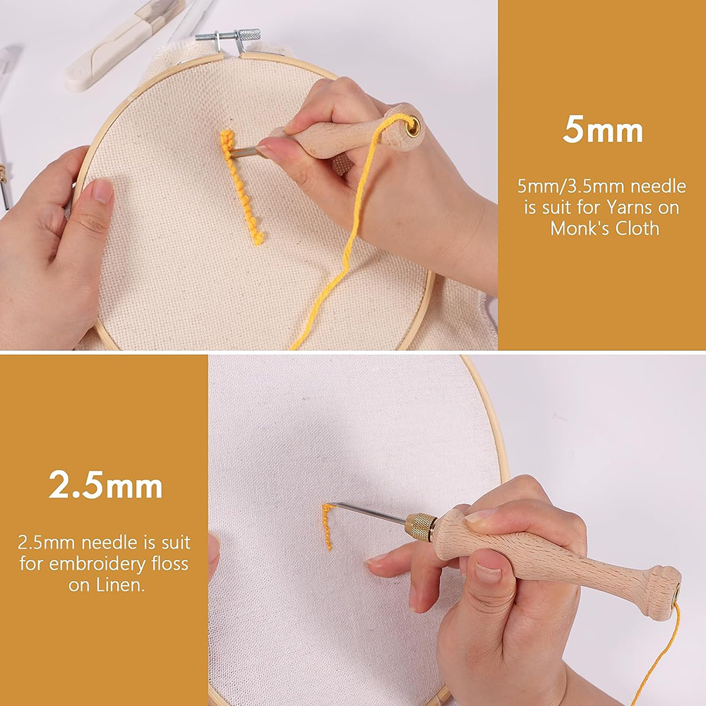 Punch Needle Starter Kit with  – обзор и цена Punch Needle Handle