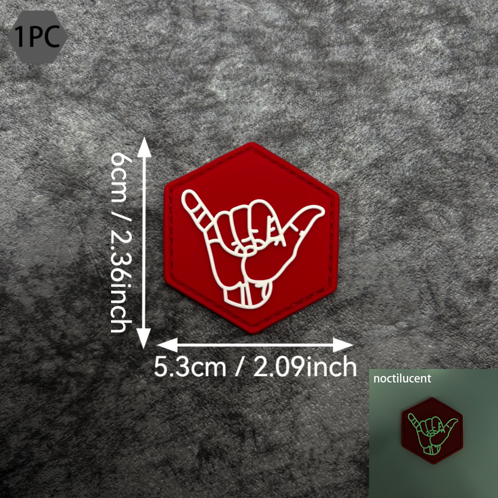 One Gesture Pattern Pvc Patch  – обзор и цена Embroidery Effect