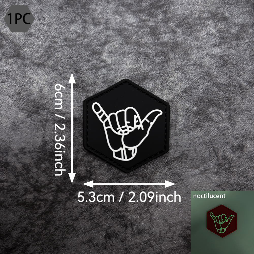 One Gesture Pattern Pvc Patch  – обзор и цена Embroidery Effect