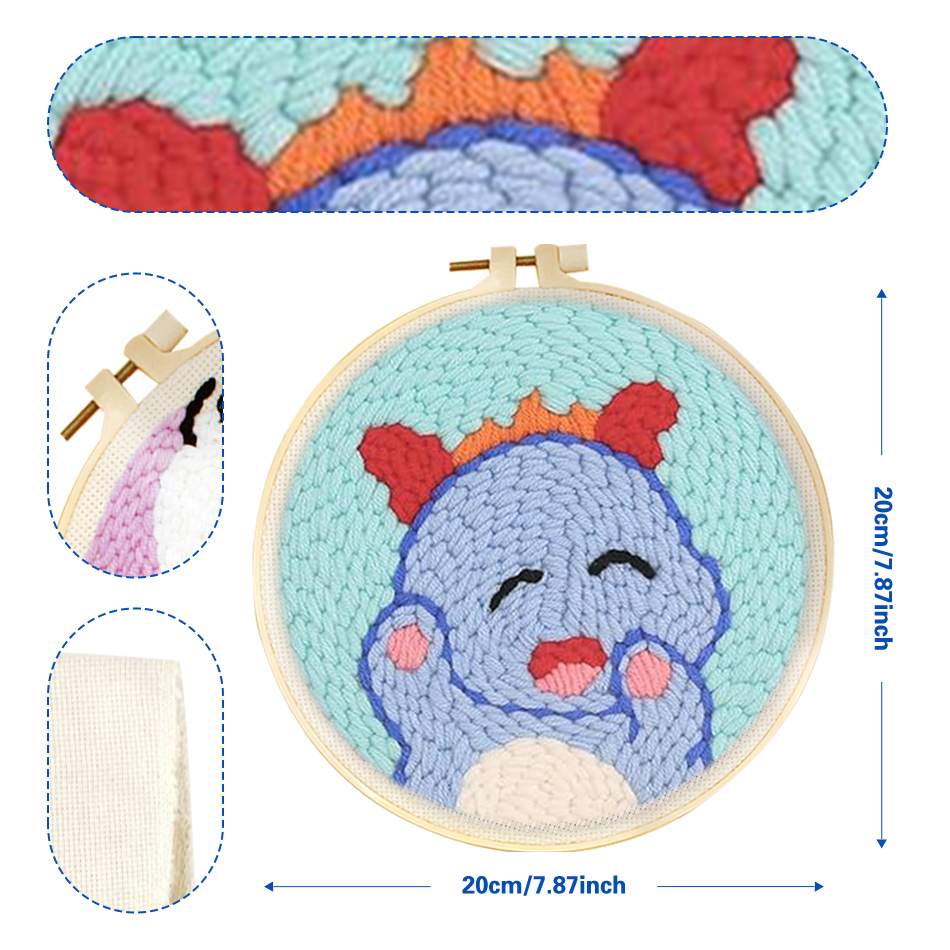 GATYZTORY punch needle embroid – обзор и цена Punch Needle Handle