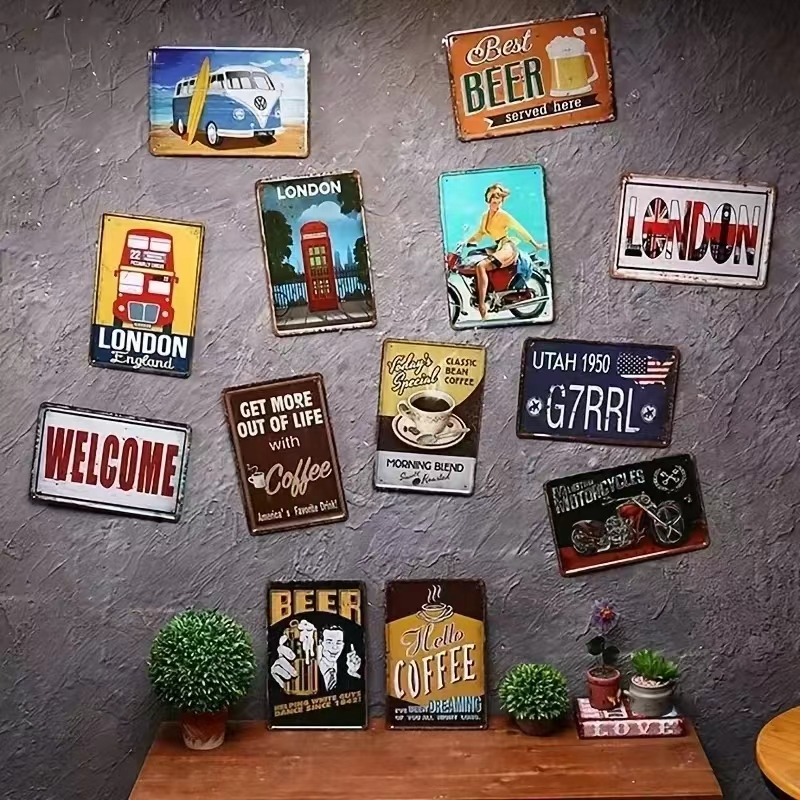 Vintage Bar Metal Signs Bathro – обзор и цена Embroidery Water