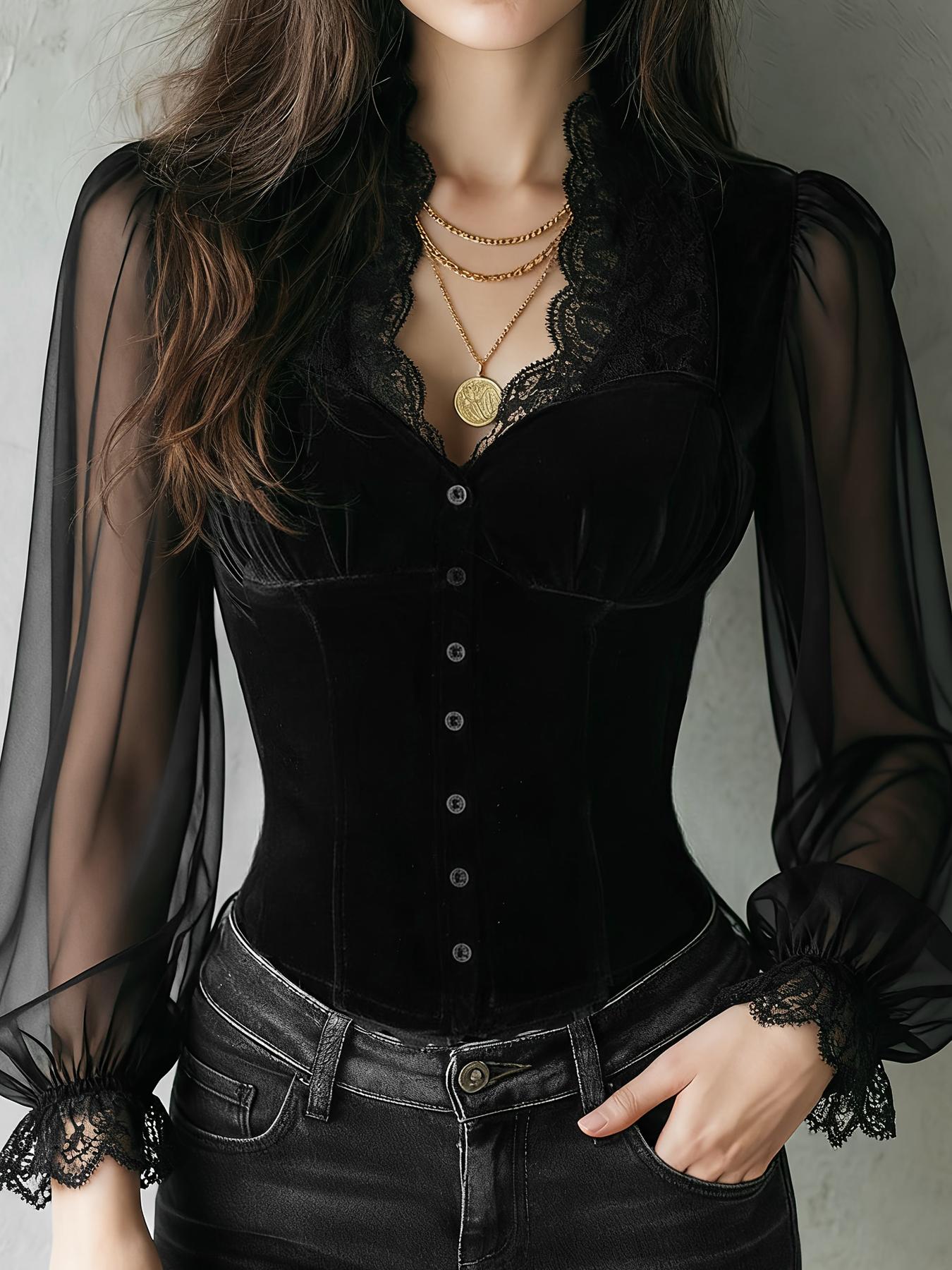Ladies Solid Color Lace Trim F – обзор и цена Embroidery Online