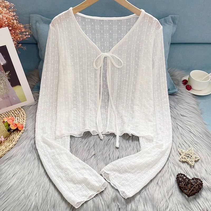 2026 White Tie Up Summer Cardi – обзор и цена Embroidery Online