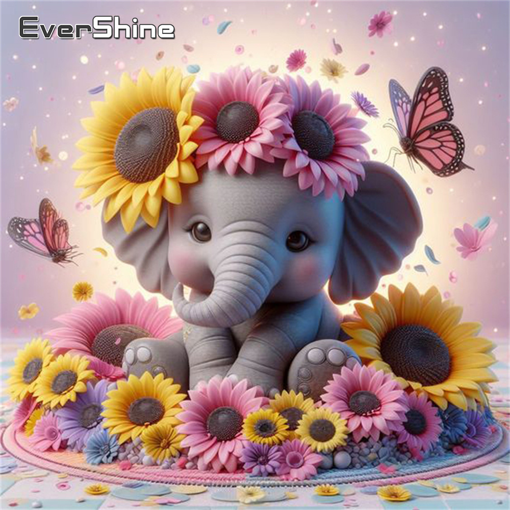 Evershine Elephant Diamond Pai – обзор и цена Embroidery Ideas